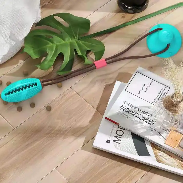 

2022 New Pet Suction Cup Toy Set Durable Multifunction Pet Molar Bite Dog Pull Ball Pet Tooth Cleaning Chewing Dog Accessories