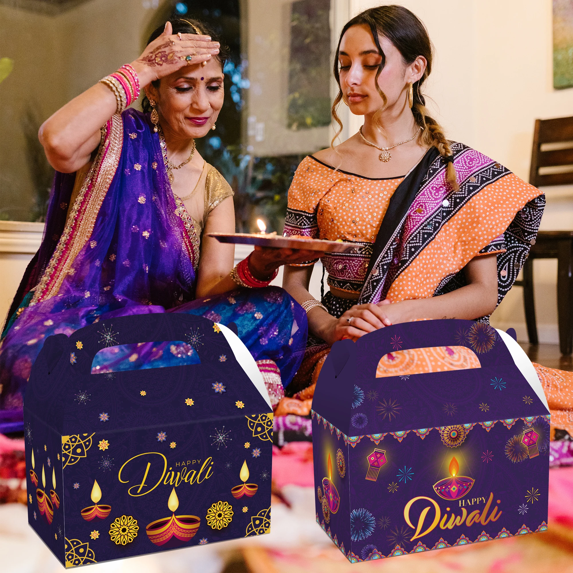 Es Hinduism Happy Diwali Festival Of Lights Deepavali Cake Candy Packaging Supplies