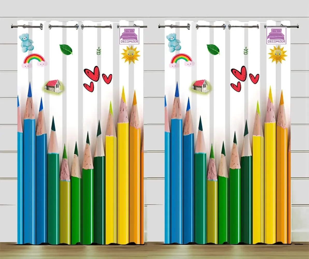 Шторы ABCD с принтом алфавита для детей шторы комнаты окна гостиной кухни готовая