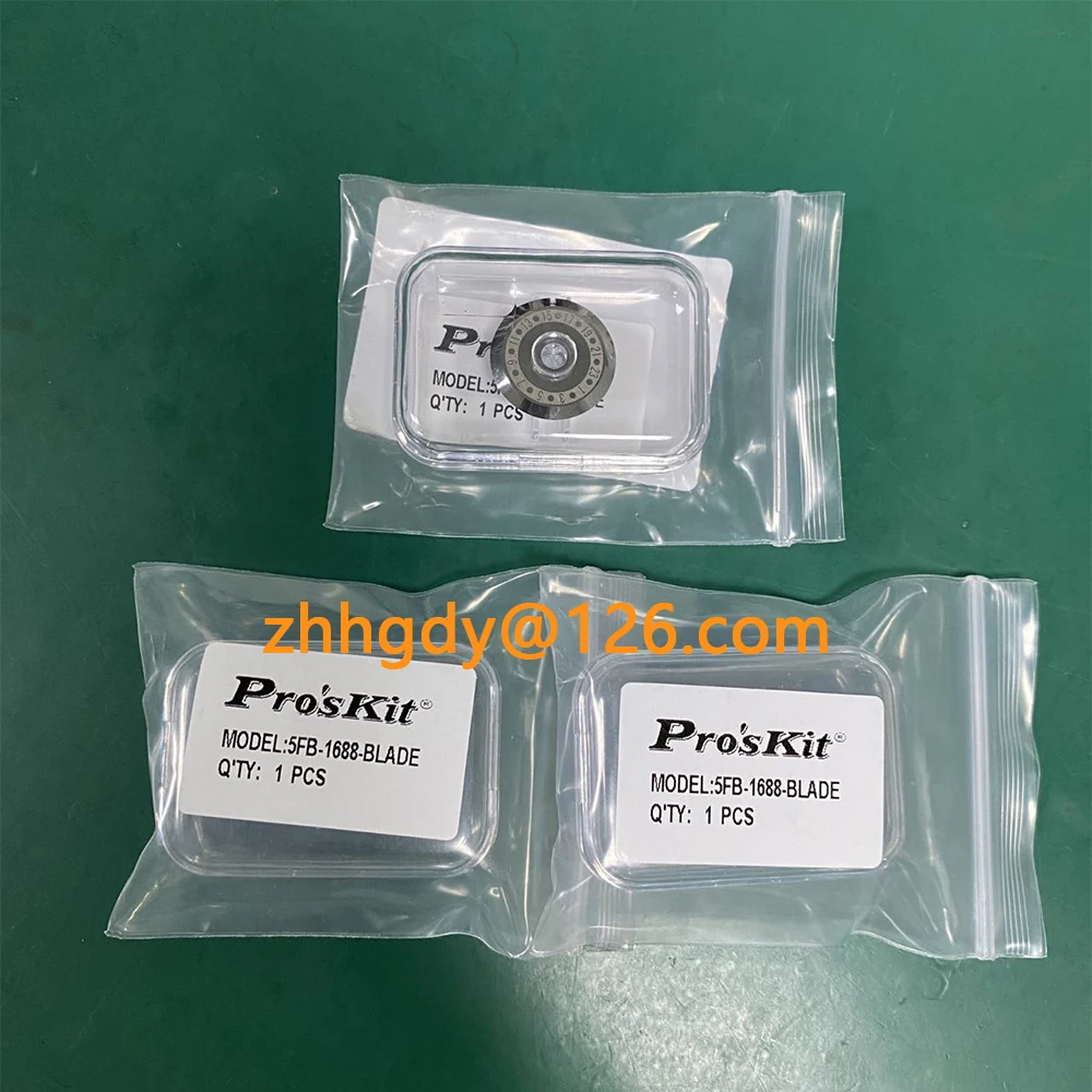 Original Pros'kit FB-1688  Fiber Optic Cleaver Blade Proskit 5FB-1688 Blade Fiber Cold Crimping Cool Cutter Blades 23 Faces