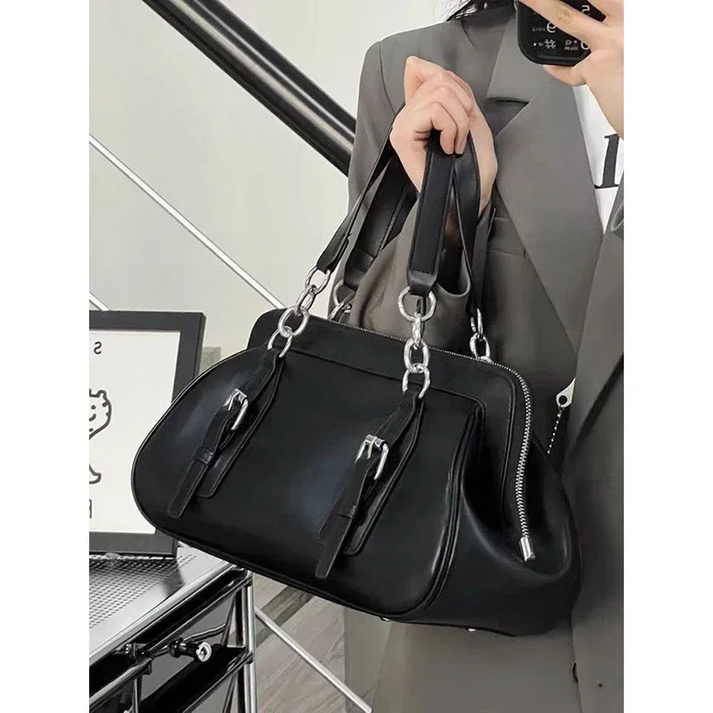 

Crossbody Fashion Shoulder Trend Moto Bags Bolso Style Mujer HAEX Messenger 2023 Vintage Design Women's New Ladies Handbag