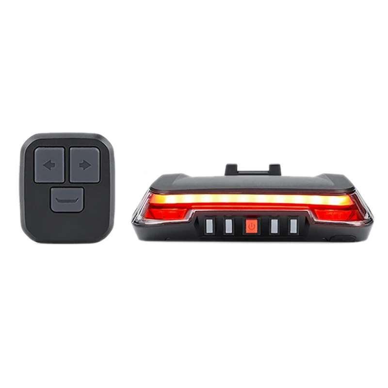 

ROCES Smart Bike Tail Light With Turn Signals Brake Light Wireless Control Bicycle Rear Light Waterproof USB Warning Light