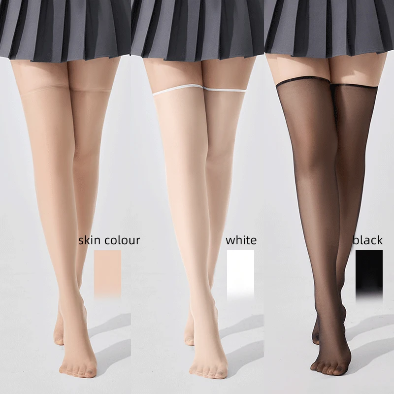 Kave 3-пары нейлоновых прозрачных чулок до бедра шелковистые полупрозрачные