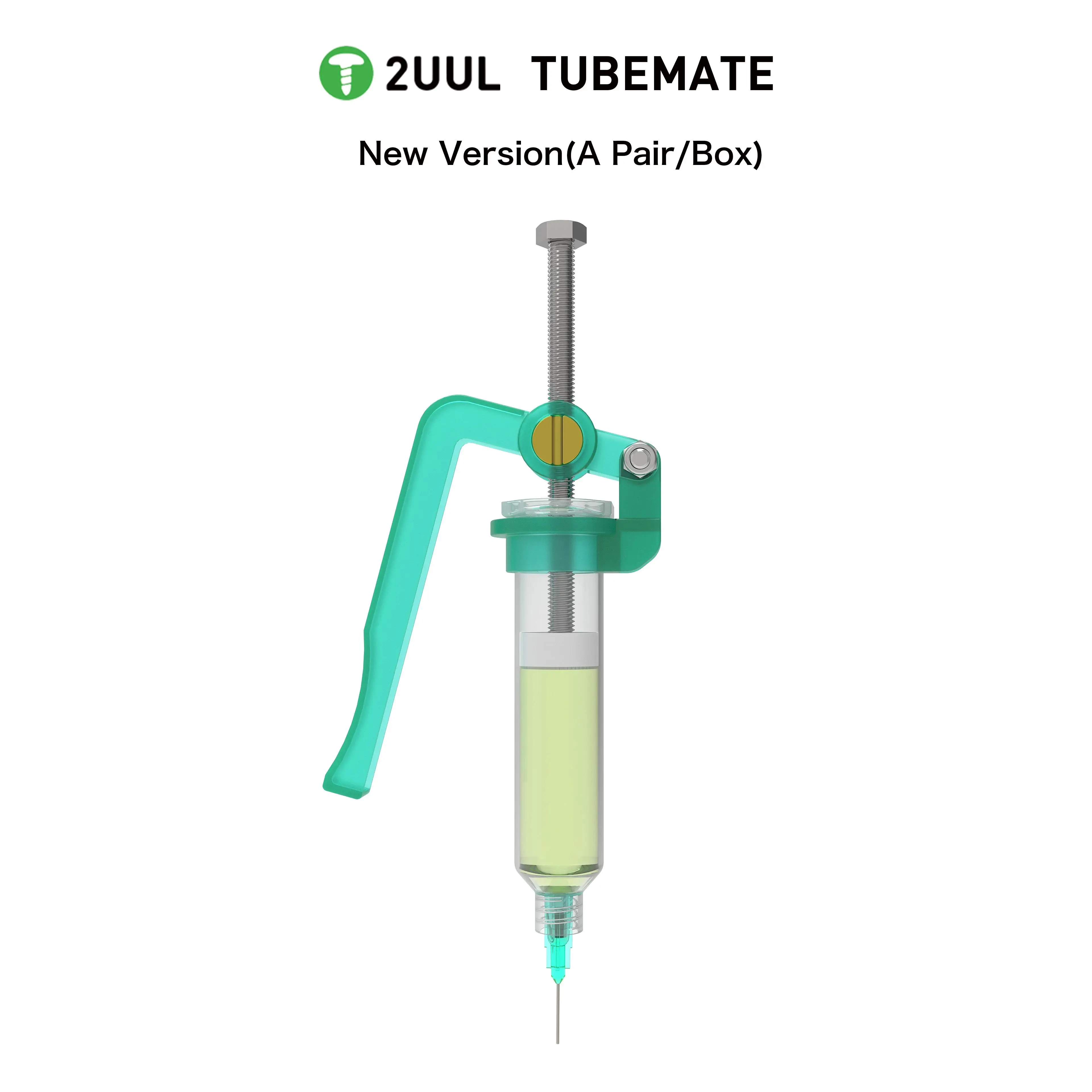 

2UUL Glue holder NEW VERSION TUBEMATE SYRINGE FOR FLUX TUBE (A PAIR/BOX) Glue holder/mobile repair tools