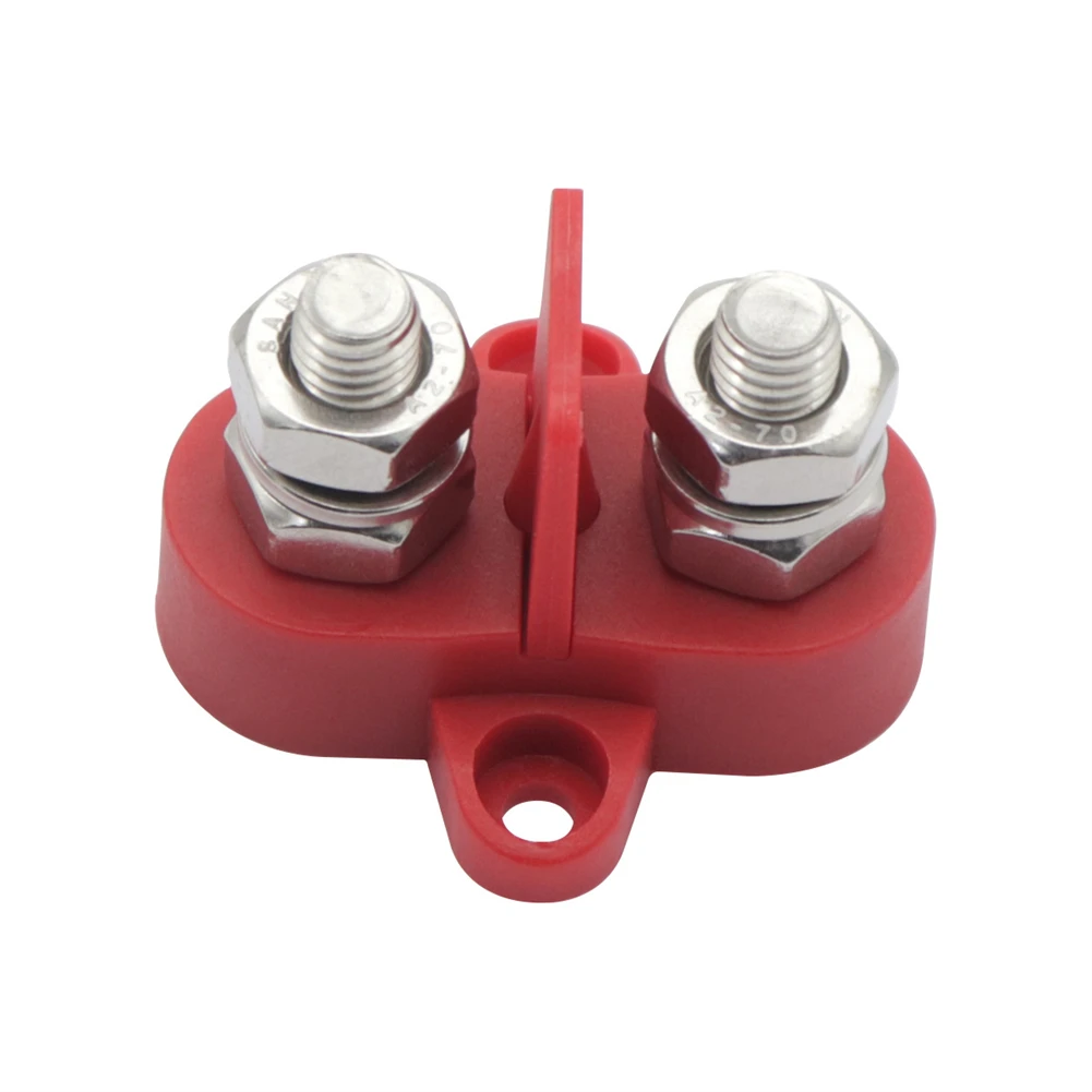 

Stud Battery Dual Terminal Stud M8 Bus Bar Terminal Blocks 1pc Black M8