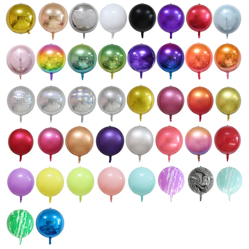 

2PCS 4D Balloons 10/15/18/22/32 Inch Inflatable Helium Wedding birthday party Decoration love proposal home garden decor