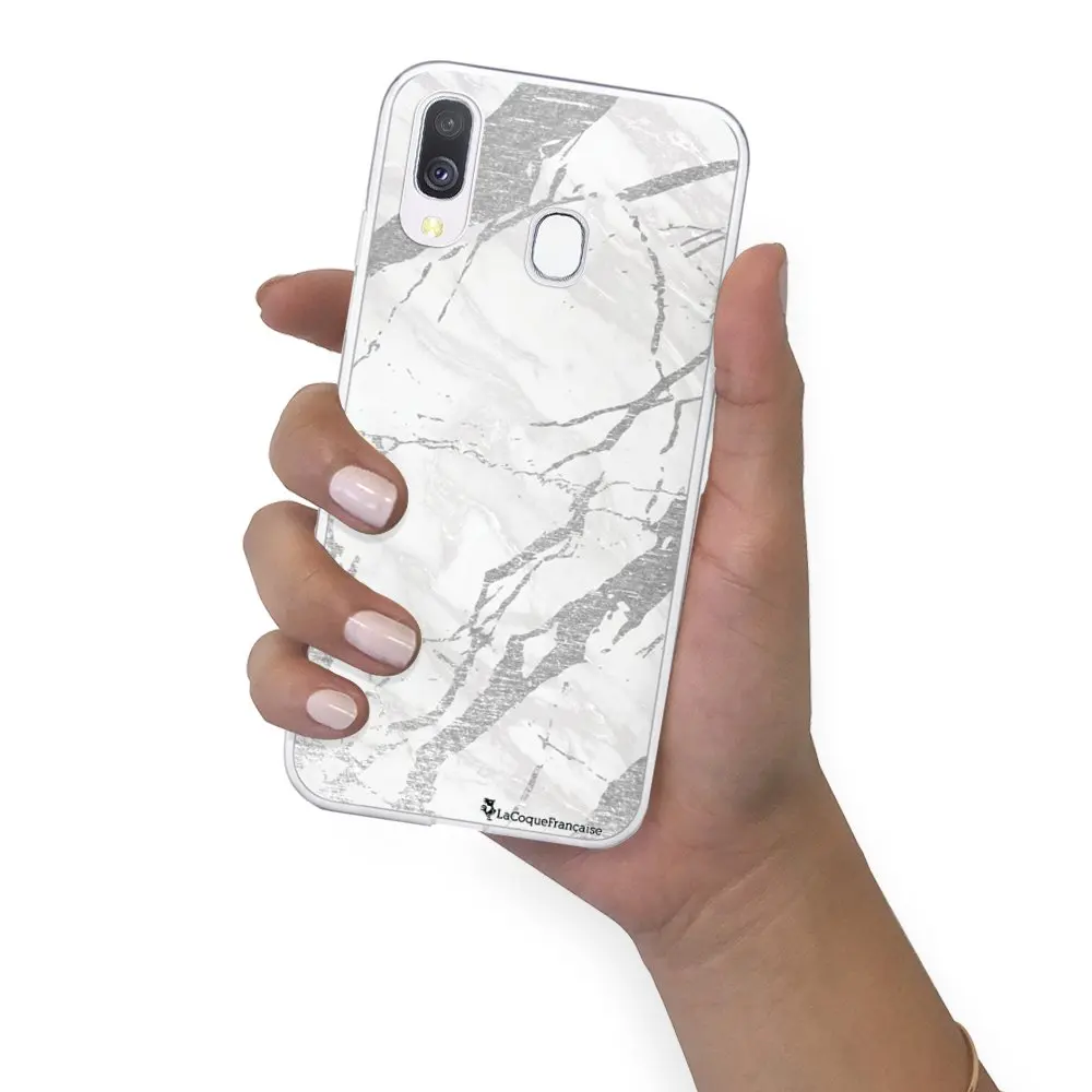 Coque Samsung Galaxy A20e 360 full transparent marble gray trendy shell Francaise. | Мобильные телефоны и аксессуары