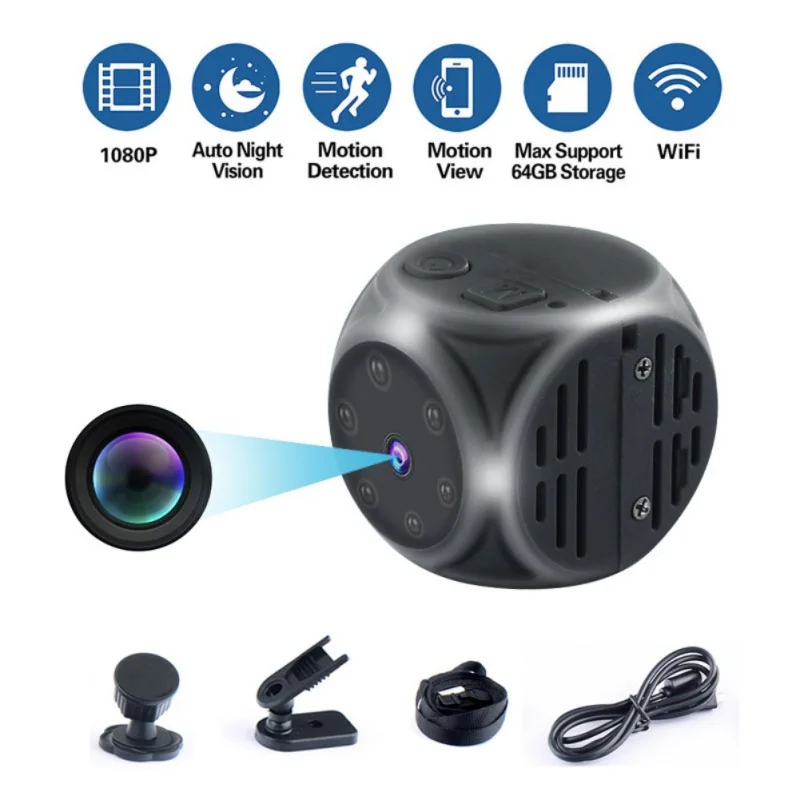 

Mini Camera HD 1080P MD21 Infrared Night Vision Camcorder Car DVR DV Video Recorder Sport Digital Camera Support TF Card PK SQ11