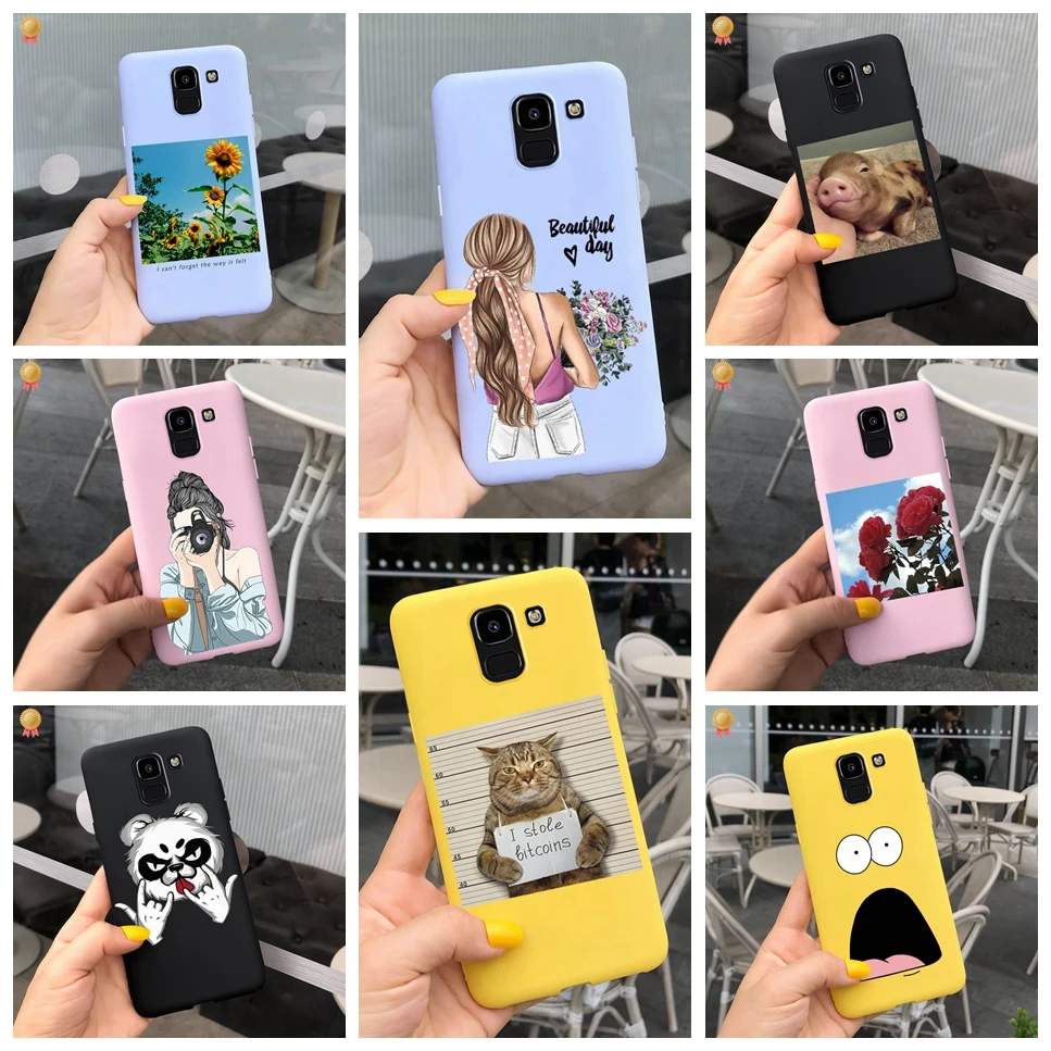 Чехол для Samsung Galaxy J 6 J6 Plus 2018, Мягкая силиконовая задняя крышка с милым котом и цветами для Samsung J6Plus, J6 Plus, J600F, J610FN, чехол Чехол для Samsung Galaxy J 6 J6 Plus 2018, Мягкая силиконовая задняя крышка с милым котом и цветами для Samsung J6Plus, J6 Plus, J600F, J610FN, чехол