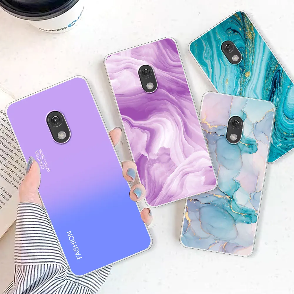 Чехол для Nokia 235 4G 2024 задняя крышка 220 215 противоударный прозрачный мягкий