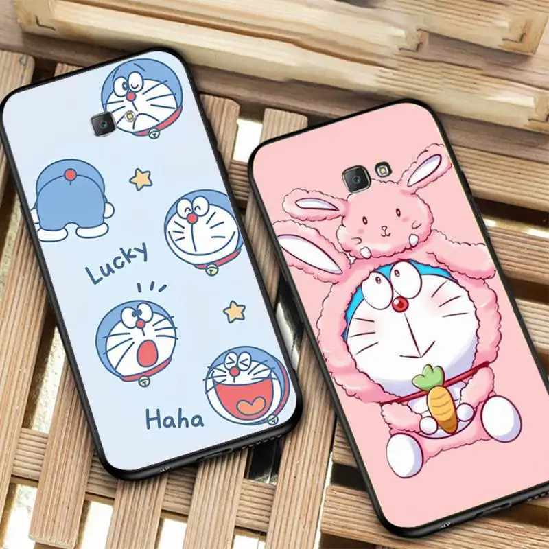 

Cartoon Doraemon Phone Case for Samsung J 2 3 4 5 6 7 8 prime plus 2018 2017 2016 core