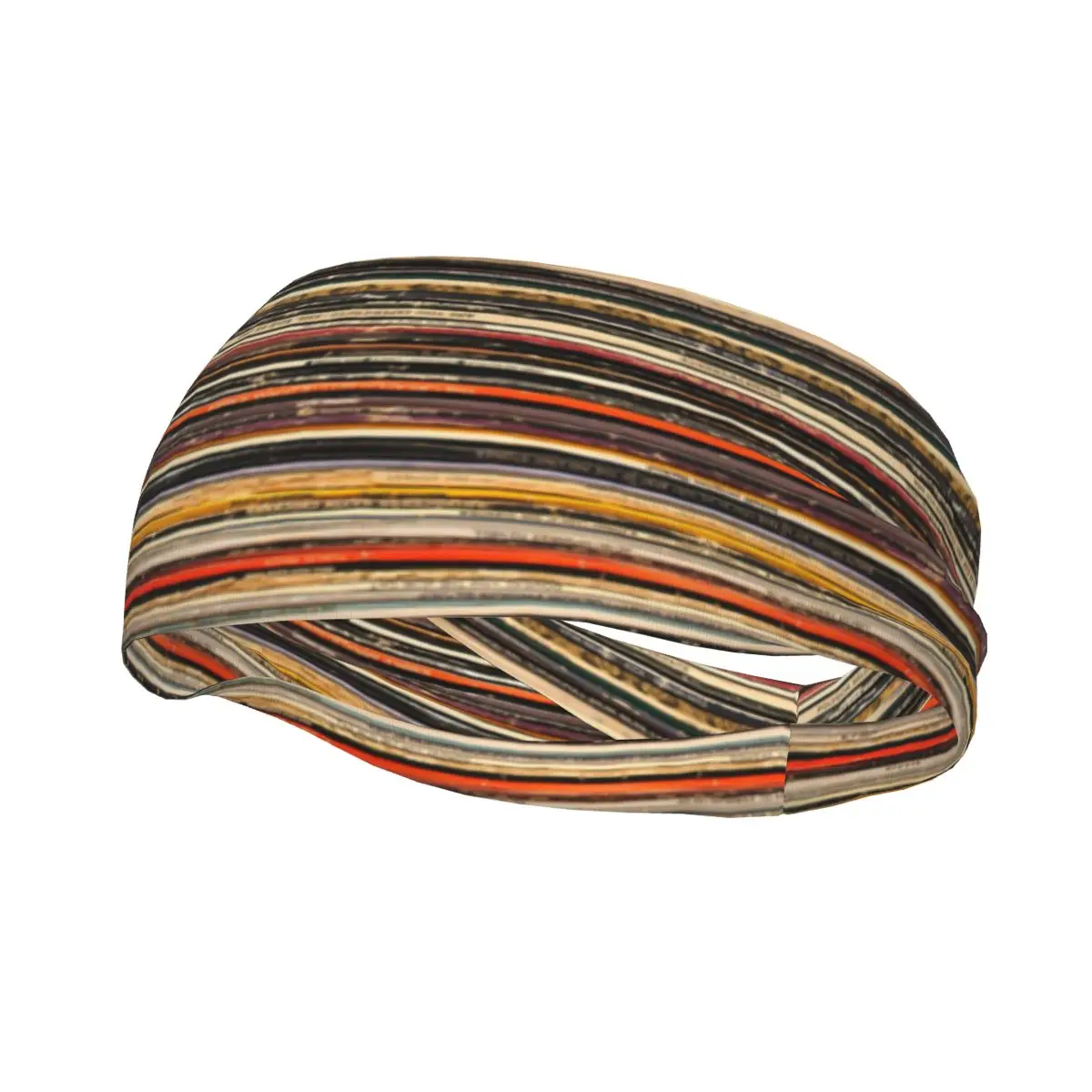 Vinyl Record Collection Photography Sweat Headband Head Sweat Bands Stripes Hair Bands  Sweatband Sports Safety for Women Men