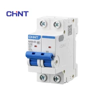 chint chnt 2p miniature circuit breaker type c nxb 63 ac 380v 400v air switch