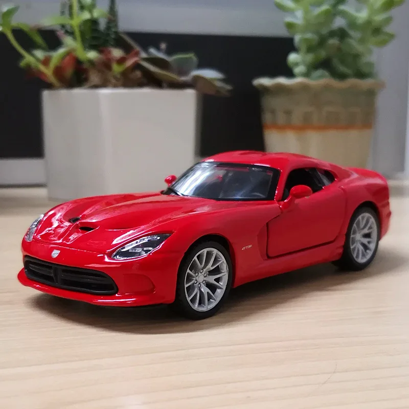 

1:32 Dodge Viper GTS SRT модель спортивного автомобиля из сплава, Литые металлические игрушечные автомобили, модель высокой симуляции, коллекция, дет...