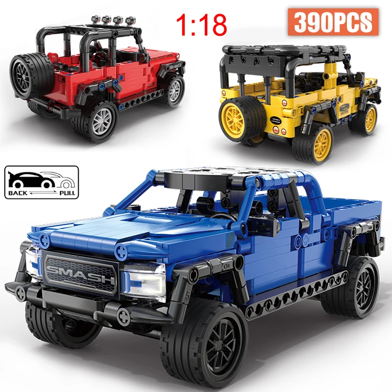 

317 шт., Детский конструктор «внедорожник»