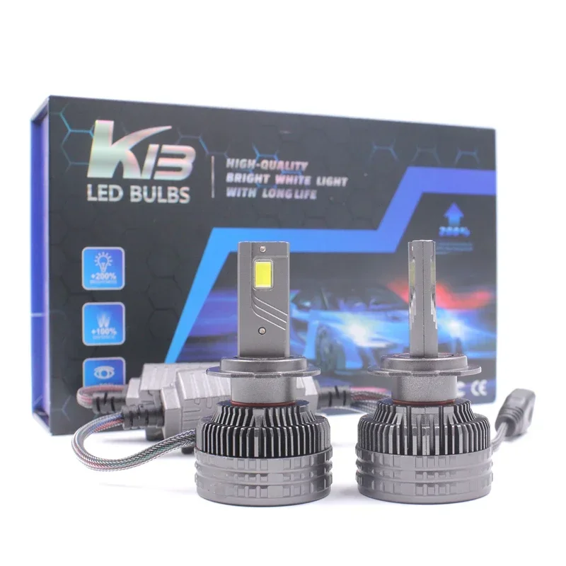 

240W 28800LM K13 H7 светодиодная лампа для фар 2 медные трубки H11 Автомобильные светодиодные фары H1 H4 H7 HB3 9005 9006 9012 светодиодная противотуманная лампа