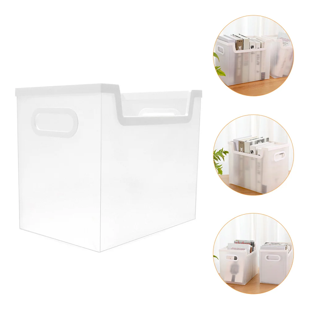 

File Storage Box Case Folding Students Holder Book Organizer Collapsible Bookshelf