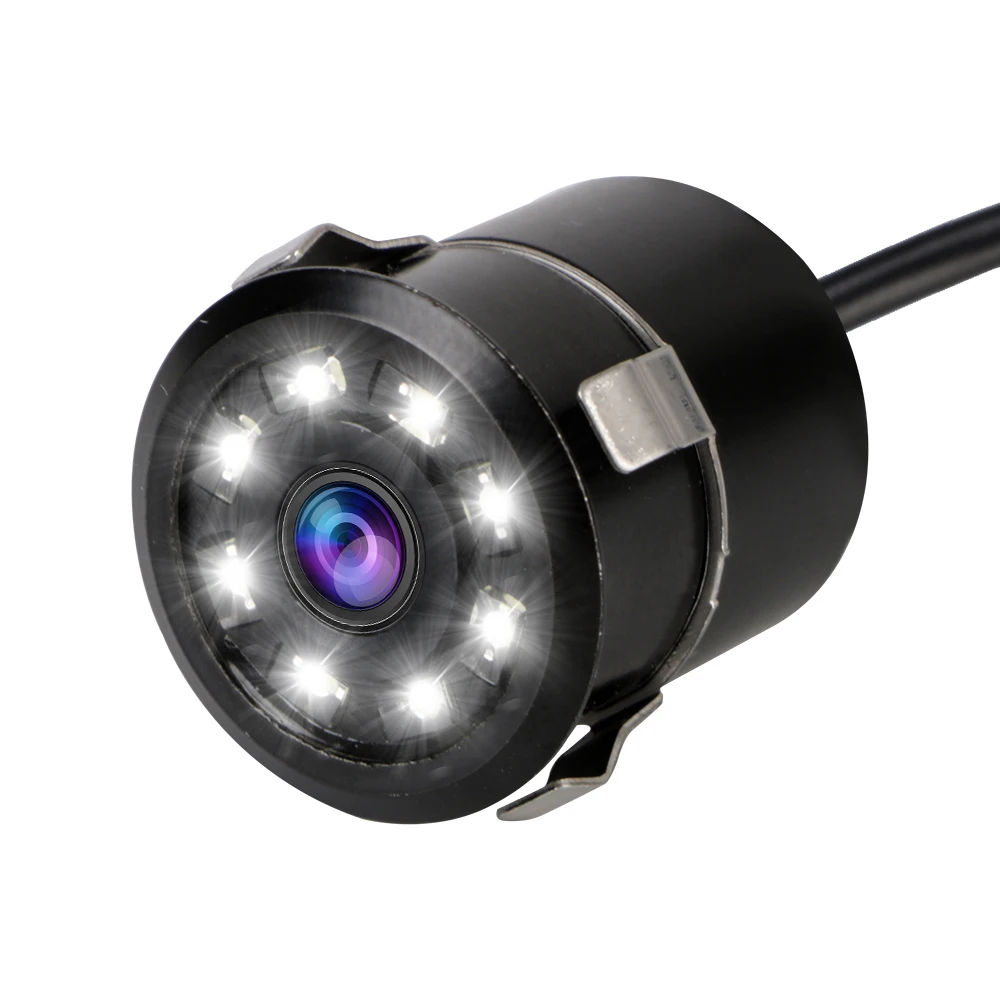 

8 LED 170° Car Rear View Camera Night Vision Parking Monitoring CCD Waterproof Wide Angle Backup Camera Reversing For Car