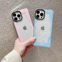 disney princess magic mirror phone cases for iphone 13 12 11 pro max xr xs max 8 x 7 se for girls anti drop soft tpu cover gift