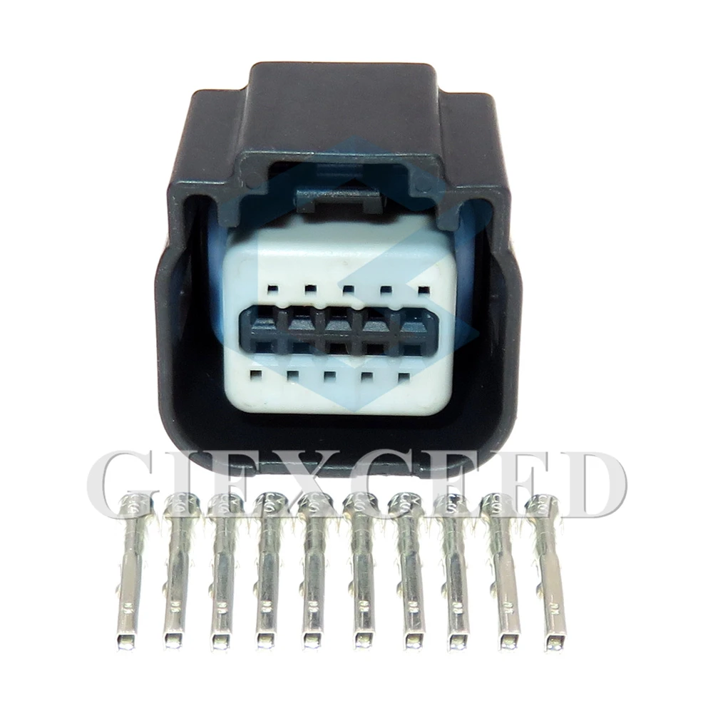 

Автомобильный разъем 0,7 серии 13569289, 10 контактов, 2 комплекта, для Cadillac, автомобильный радар двигателя, небольшой ток, водонепроницаемая кабельная розетка