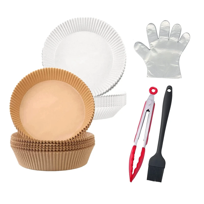 

Air Fryer Disposable Paper Liner Kit Non-Stick Baking Paper For Air Fryer Oil-Proof Parchment Paper For Baking Roasting
