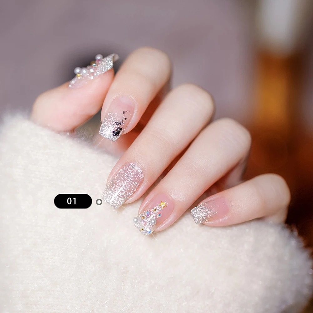 Vendeeni 15 цветов/набор вечерние блестящий гель-лак для ногтей с бриллиантами Soak Off UV