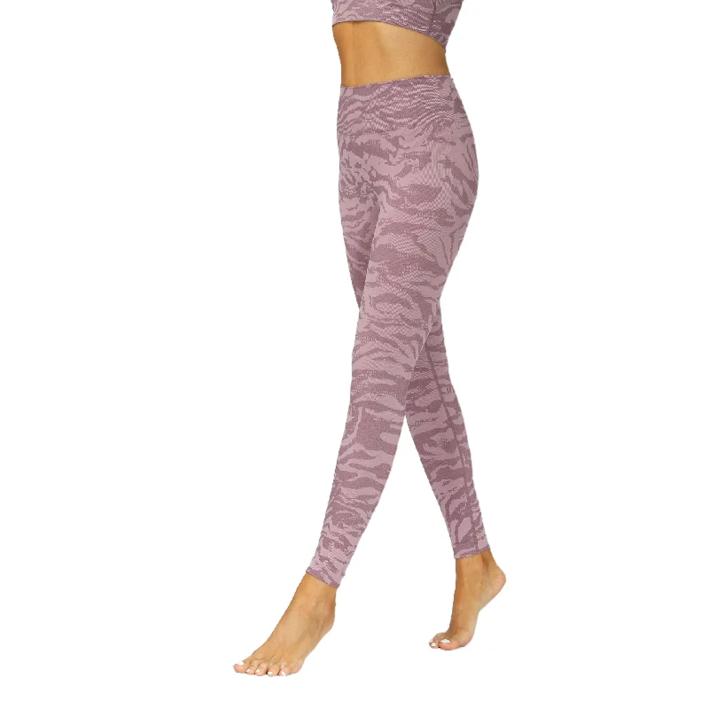 

New camouflage seamless ninth pants tiger pattern fitness pants yoga clothes bra trousers suit