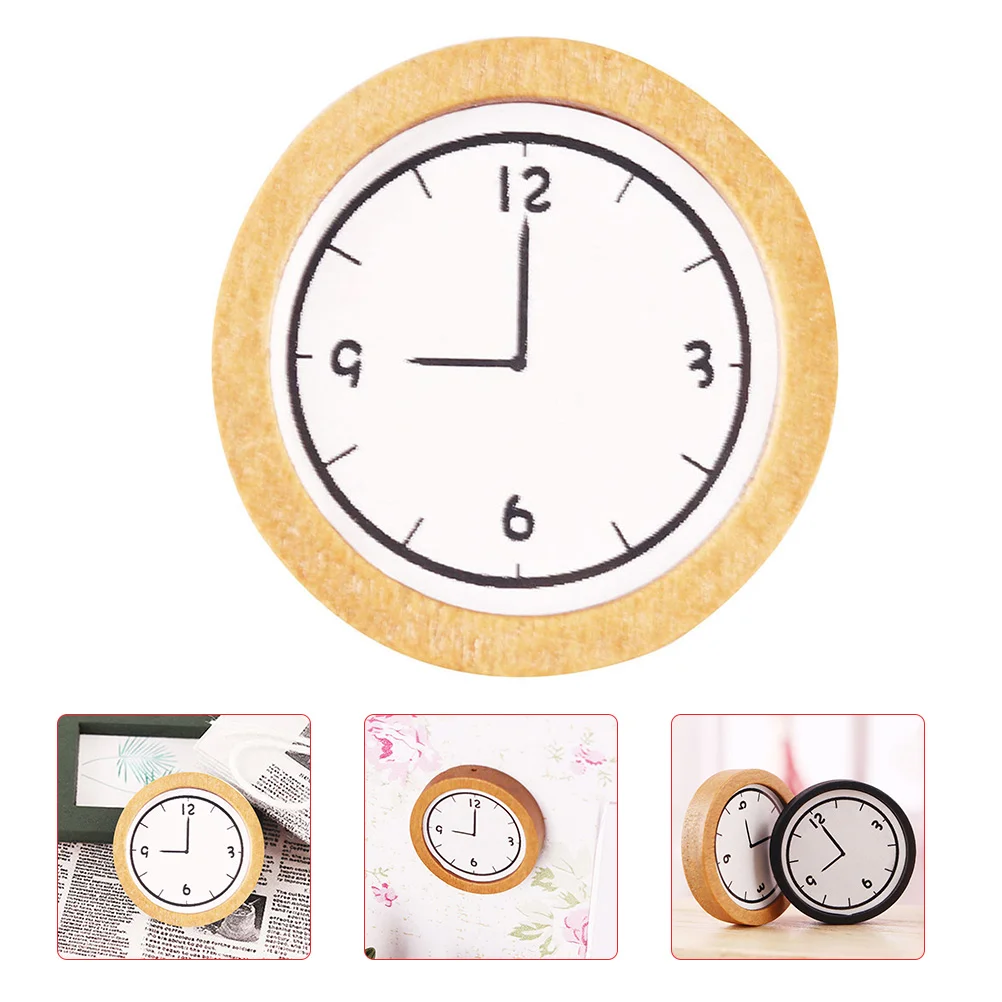 

Mini House Wall Clock Decoration Hanging Clock Ornament Mini House Decor