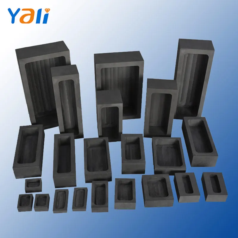 Combined Order For Different Size Graphite Crucibles, Ingot Casting Bar Mold And Ceramic Shields For Jewelry Smelting Tools