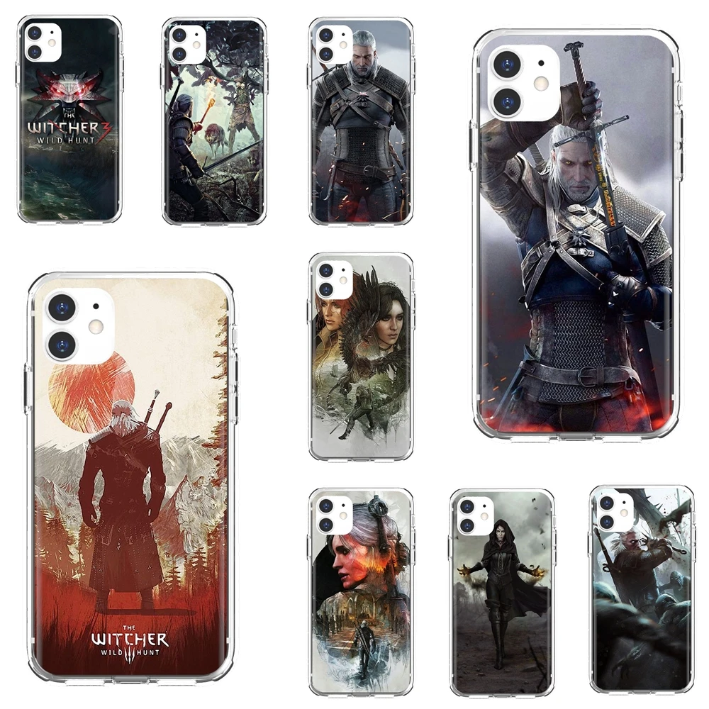 Мягкий чехол для телефона из ТПУ iPod Touch iPhone 10 11 12 Pro The-Witcher-3-Wild-Hunt-Poster SE 5C 6 6S 7 8 X XR XS Plus
