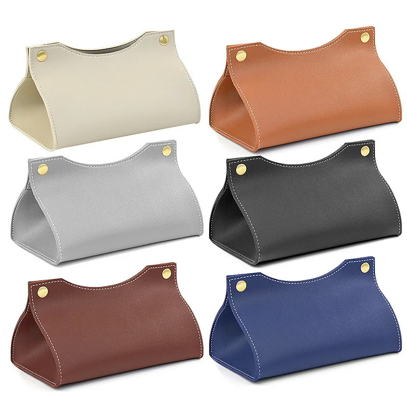 Коробка для салфеток из искусственной кожи салфетка чехол диспенсер органайзер