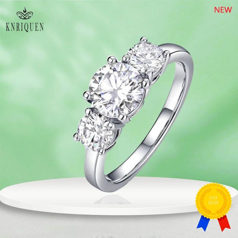 Ювелирные изделия S из серебра 925 пробы с муассанитом женское кольцо свадебный