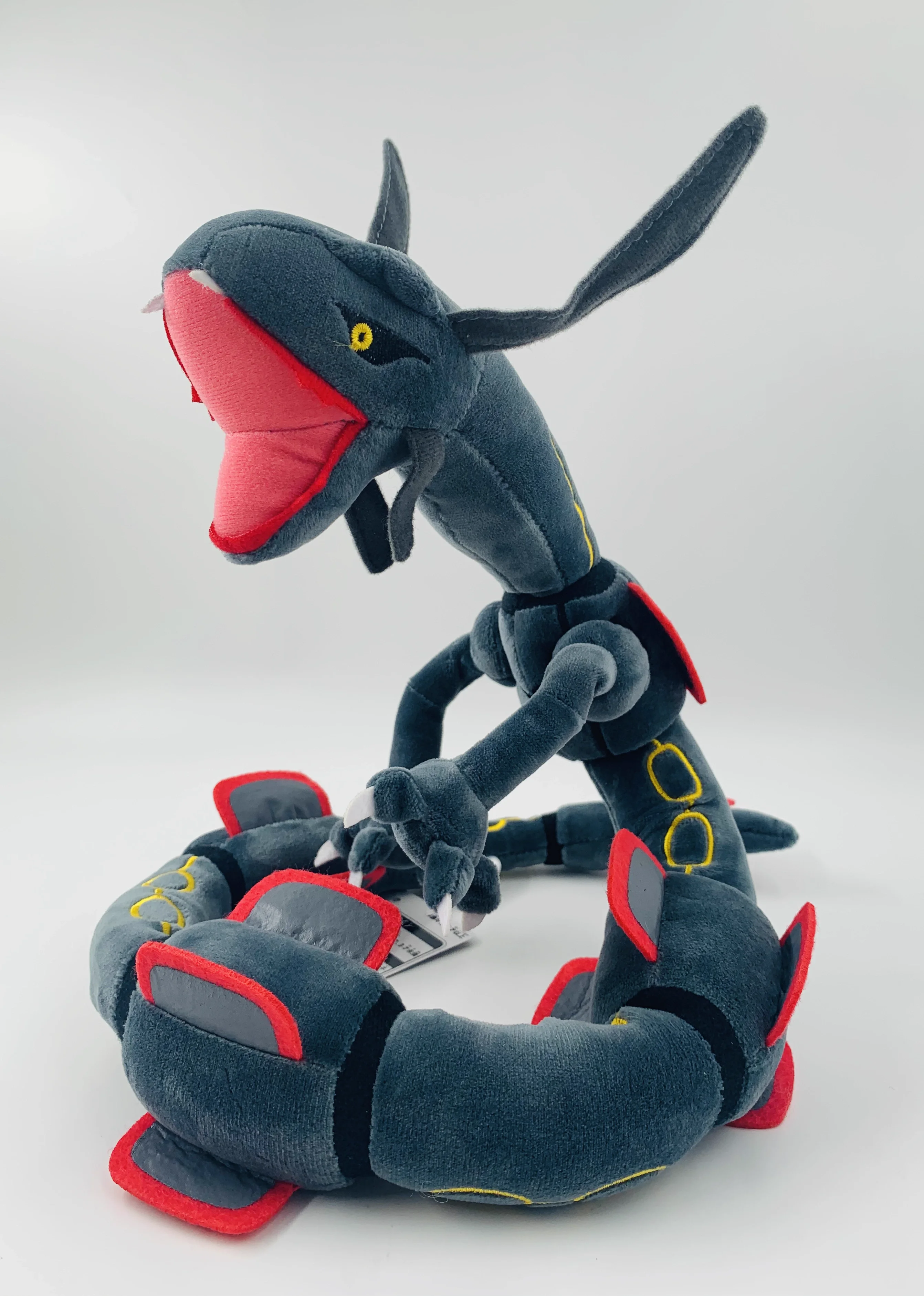 

Green black dinosaur doll Lie empty seat sky dragon split empty plush toy with skeleton birthday gift