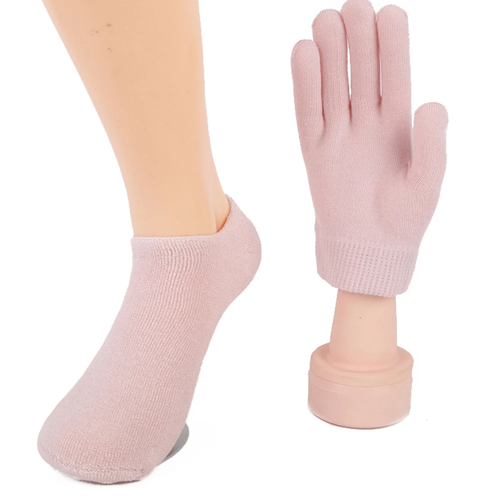 

Silicone Moisturizing Spa Gel Heel Socks Hand Care Gloves Exfoliating and Preventing Dryness Foot Skin Rejuvenation Elastic Sock