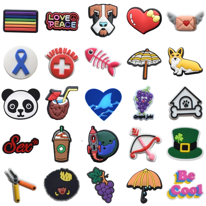 

Women Charm Packs Kids Para Pins Decorations for Crocs Wholesale Bulk Girl Shoe Charms Shoes Accessories Boy Gifts Set Jeans Men