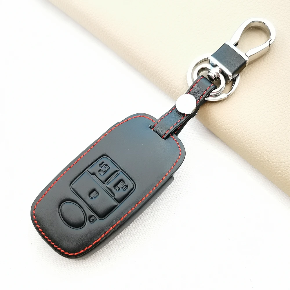 

Кожаный чехол для автомобильного ключа, чехол-брелок для дайхатсу Рокки Танто для Toyota Raize 2020, 4 кнопки, умная фотография
