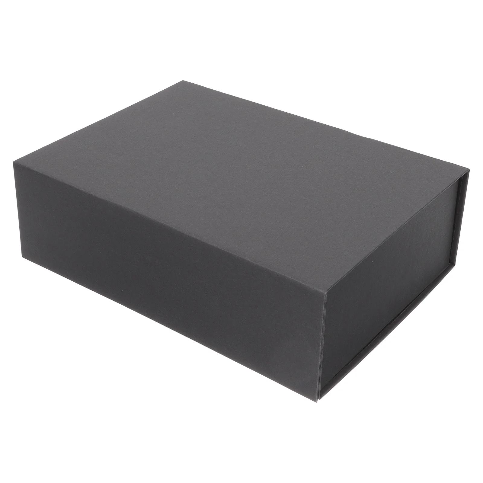 

Box Magnetic Gift Boxes Forpackaging Gifts Lid Cardboard Bridesmaid Closure Folding Keepsake Presents Proposal Decorative Black