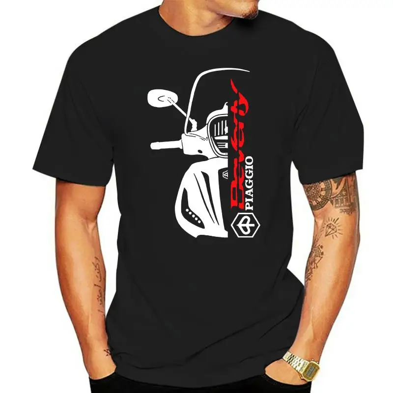 

Черная футболка из 100% хлопка для Moto