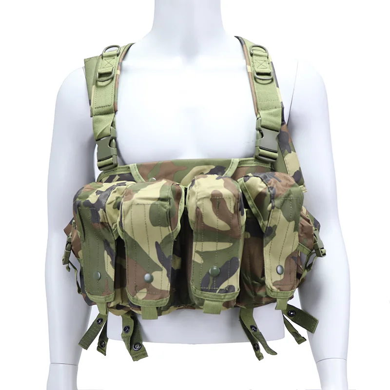 

Men AK 47 Magazine Pouch Camo Tactical Vest Molle Airsoft Combat Body Armor Military Equipment Paintball Hunting Accessories