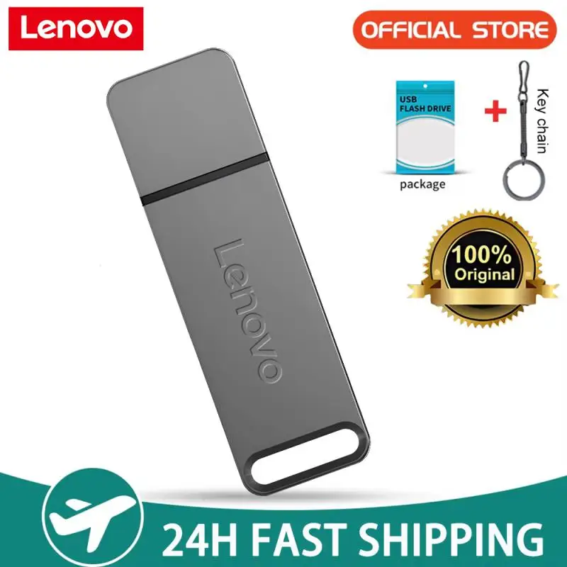 Lenovo 16TB 3.0 USB-накопитель Металлический высокоскоростной флэш-накопитель 2 ТБ 512 ГБ