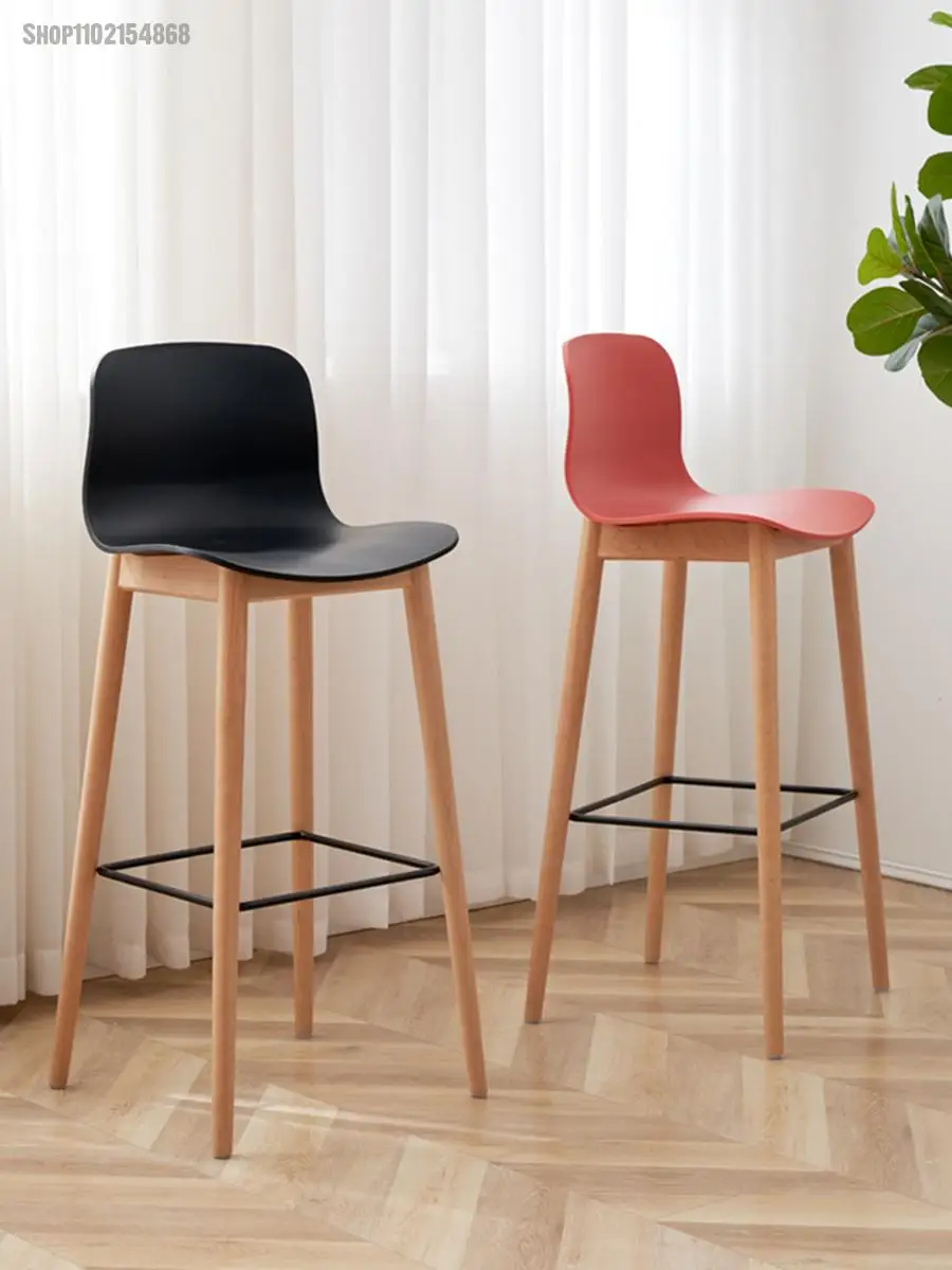 Скандинавский стиль подголовник для дома высокий стул кафе современный