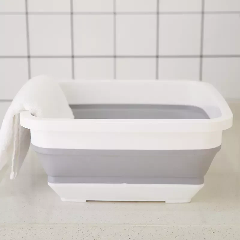 

Home Furnishing Bucket Car Wash Bucket Outdoor Foldable Basin Fishing Camping Car Vegetable Fruit Basin Household Cleaning Suppl