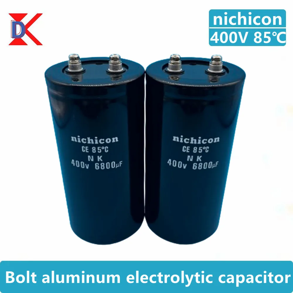 Оригинальный алюминиевый электролитический конденсатор Nichicon с винтовой ножкой
