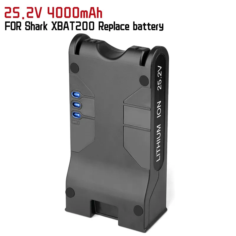 

25,2 V 4,0 Ah Ersatz Batterie für Shark XBAT200 Kompatibel mit Shark IF200 IF201 für Shark Cordless Staubsauger IONEN flex