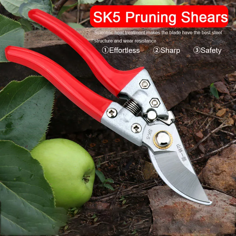 

Gardeners Tool Orchard Garden Pruners SK5 Pruning Shears Fruit Picking Snips Branches Trimming Scissors Shrub Bonsai Secateurs