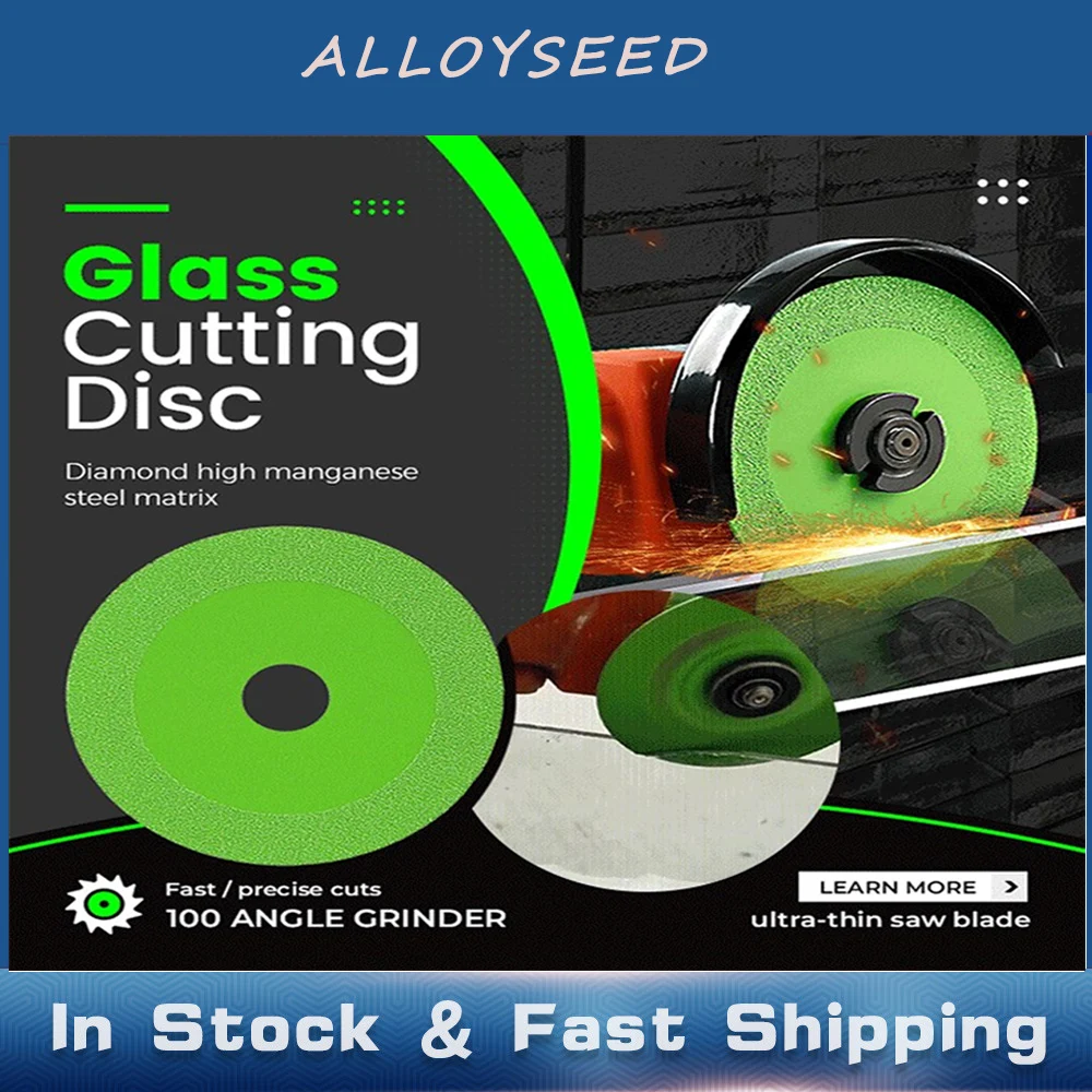 

1PC 100mm Diamond Disc Saw Blade Ceramic And Ordinary Glass Tile Jade Marble Polishing Cutting Blade Sharp Brazing Grinding Disc