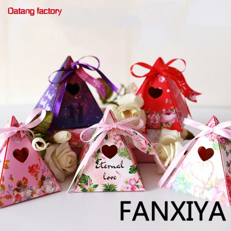 

Favor Wedding Kraft Paper Gift Birthday Christmas Candy Paper Box Packaging