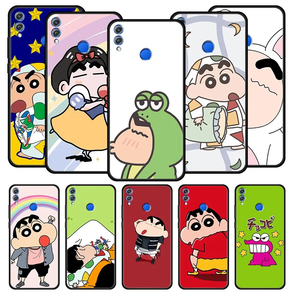 

Аниме Чехол Crayon Shin-chan для телефона Honor 50 20 Pro 10 9 Lite 20s 10i 20i 9X 8S 8X 8A 7A 7X Huawei Y6 Y7 Y9 2019 Y9s, чехол