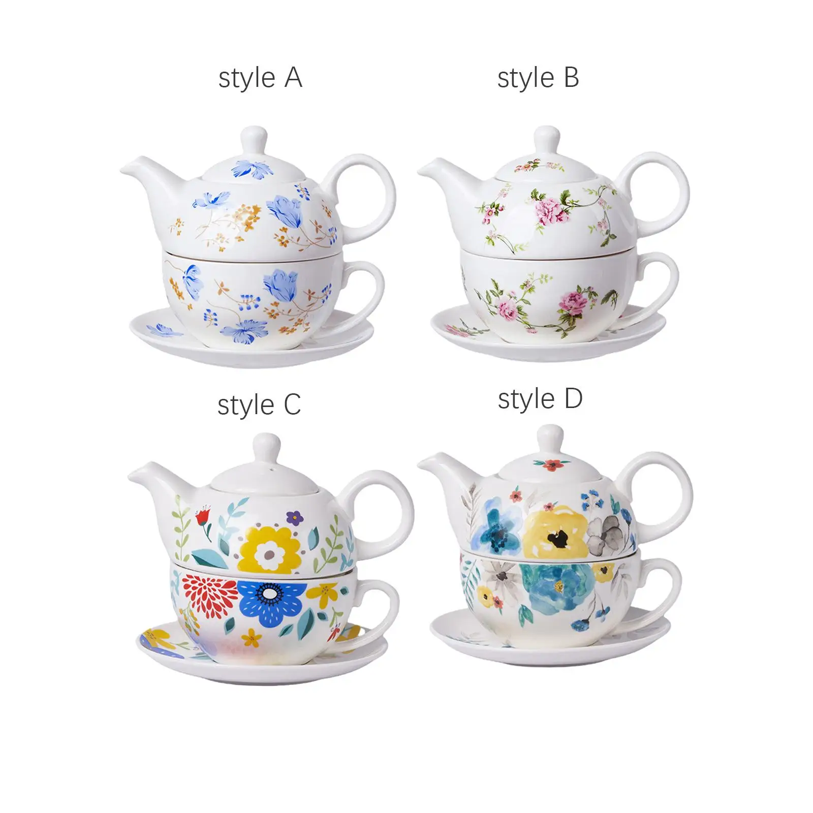 

Ceramic Teakettle Stylish Heat Resistant Reusable Tea Kettle Pot Coffee Maker