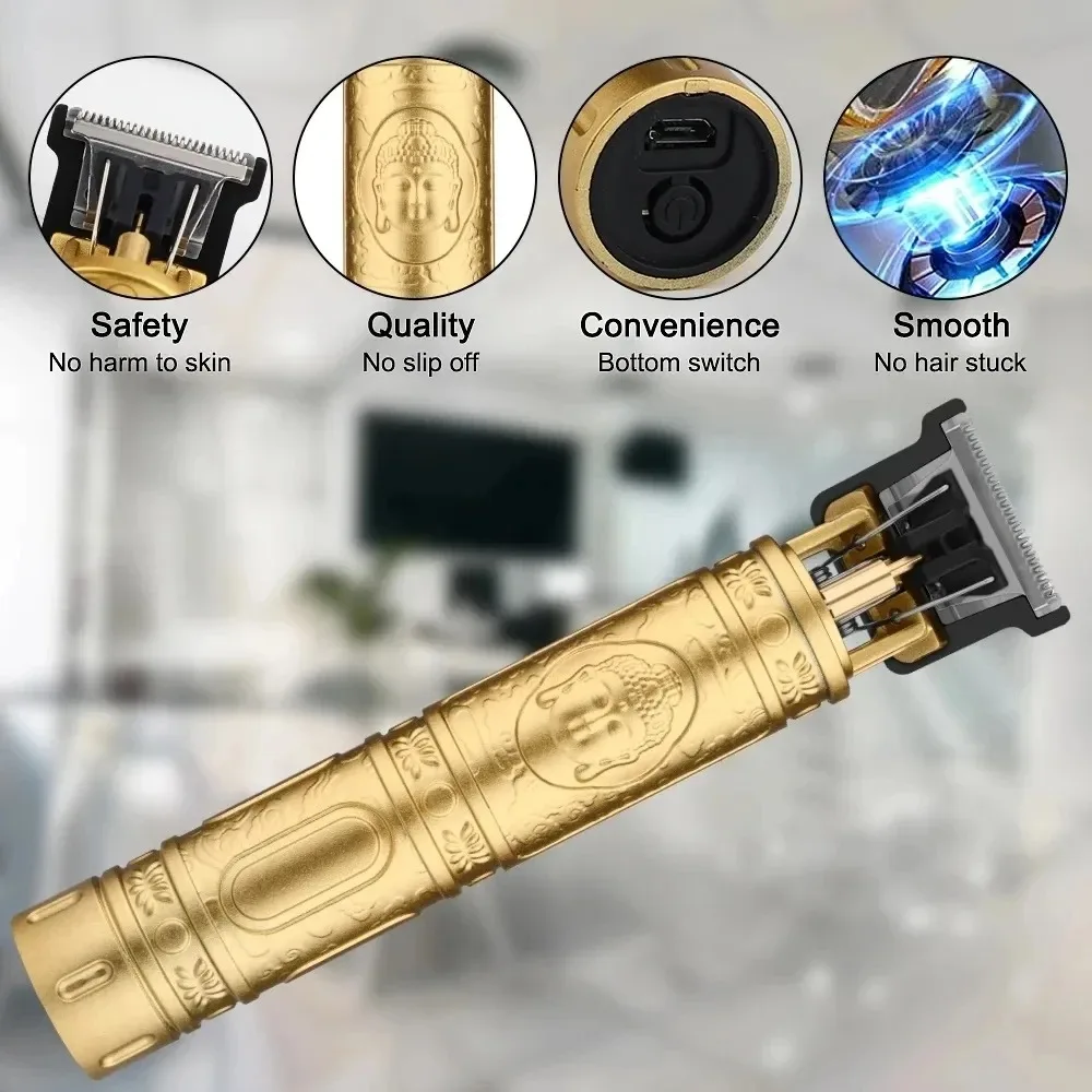 T9 Мужская Машинка Для Стрижки Волос Мини-электрический Триммер Ухода За Бородой